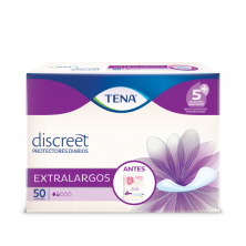 Lights by Tena Protectores Diarios Extra largos  Caja X 50 Unidades 