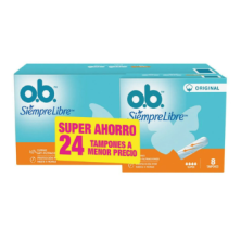 Ob Tampon Super Caja X 16 Unidades + 8 Unidades