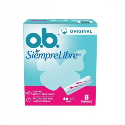 Tampones O.B Original Mini Caja X 8 Unidades