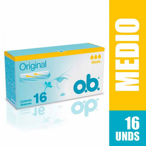 Tampones O.B Medio Caja X 16 Unidades