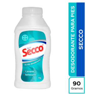 Talco desodorante Secco Frasco X 90 Gramos 