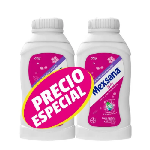 mexsana lady talco x 85 gr x 2 unidades