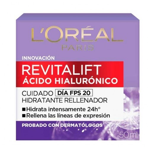 Revitalift Acido Hialurónico Cuidado día FPS 20 Frasco X 50 Ml 