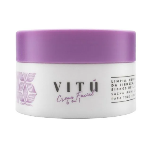 Vitu Multi-Beneficios Crema 6 en 1 Dia y Noche Pote X 50 Gramos 