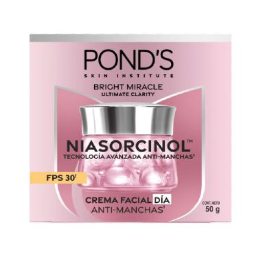 Ponds bright miracle Niasorcinol Crema facial día FPS 30 X 50 Gramos 
