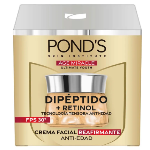 Ponds Age miracle Dipéptido + retinol fps 30 crema facial reafirmante x 50 gr 