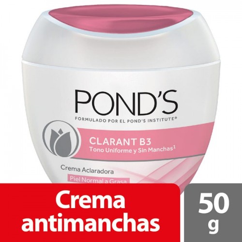Ponds Clarant B3 Piel Normal a Grasa Pote X 50 Gramos 