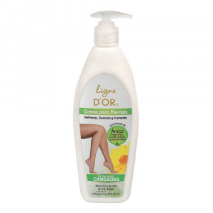 Ligne D'OR Crema para Piernas con Extracto de Árnica Frasco con Válvula X 410 ML 