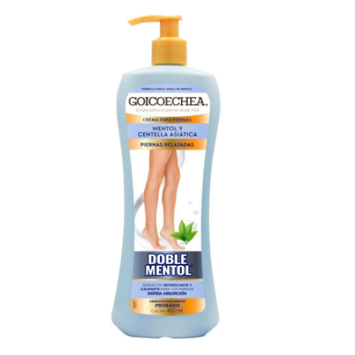 goicoechea crema piernas doble mentol x 400 ml