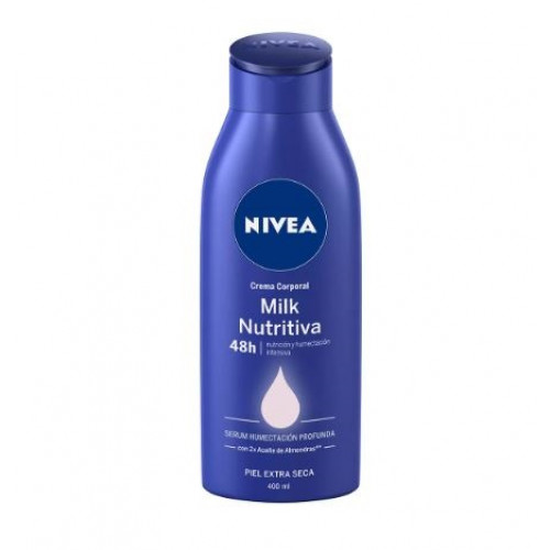 Nivea Crema Corporal Milk Nutritiva Frasco X 400 ML