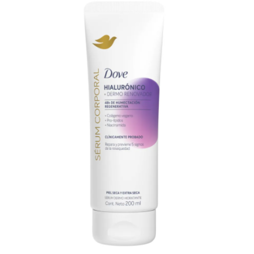 Dove Sérum corporal Hialurónico piel seca Tubo X 200 Ml 