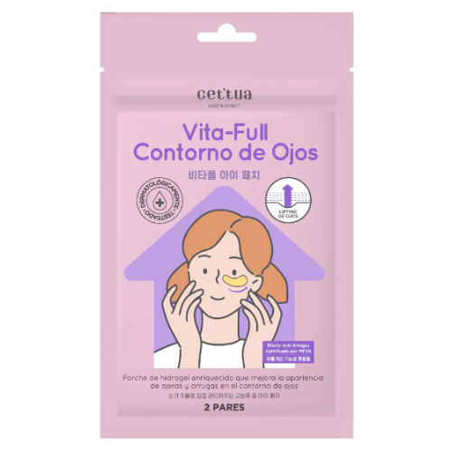 Vita-Full Contorno de ojos Parche de hidrogel Sobre X 2 Pares 