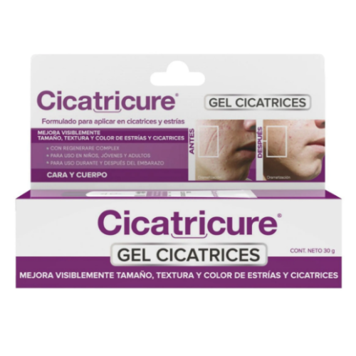 Cicatricure Gel humectante para cicatrices y estrías Tubo X 30 Ml 