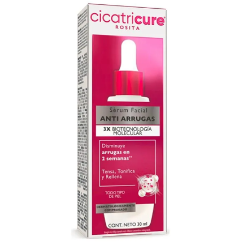 Cicatricure rosita sérum facial antiarrugas Frasco x 30 ml