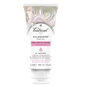 Teatrical aclarador facial con concha de nácar y niacinamida Tubo X 75 Ml 