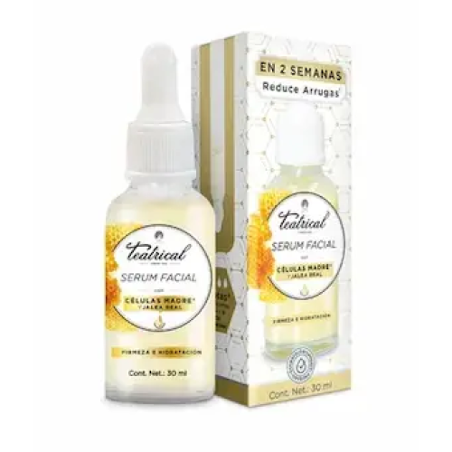 Teatrical serum facial con células madre y jalea real Frasco X 30 Ml 