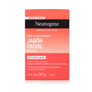 Neutrogena Jabón Deep Clean Intensive Barra X 80Gramos