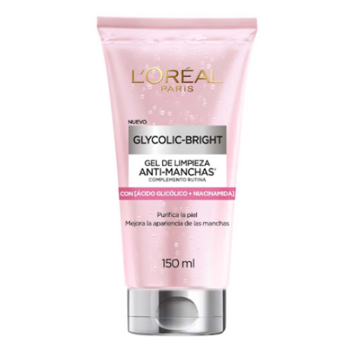 glycolic bright gel de limpieza anti-manchas x 150 ml