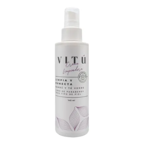 Vitú Crema Limpiadora Bambú Y Té X 140 Ml