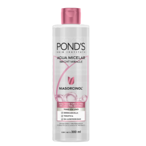 Ponds agua micelar Niasorcinol Frasco x 300 ml 