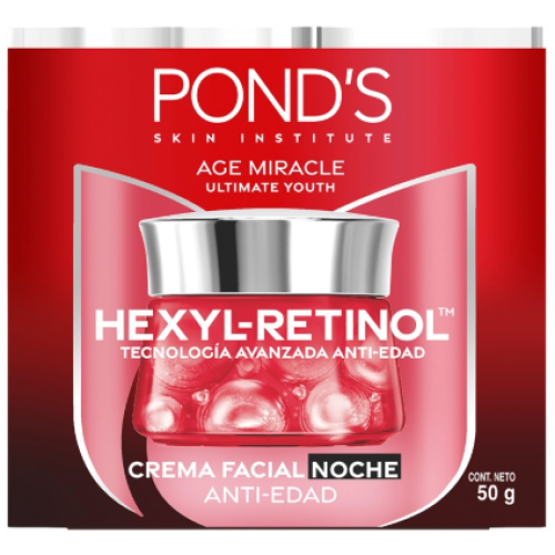 Ponds Age Miracle Wrinkle Corrector Anti-Edad Noche Frasco X 50 Ml 