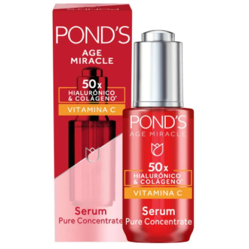 Ponds Age miracle serum hialuronico & colágeno, vitamina C Frasco X 30 Ml 