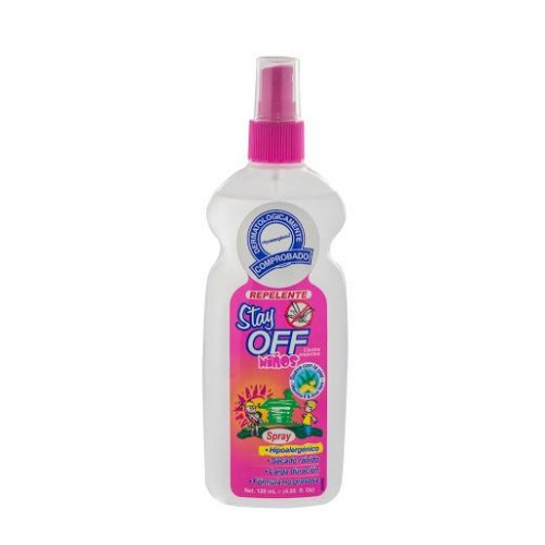 Repelente Stay Off Niños hipoalergénico Spray Frasco X 120 Ml 