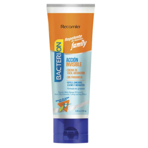 Repelente de insectos Bacterion crema Tubo X 120 Gr