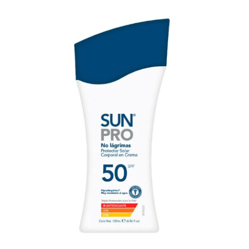 Sunpro Protector solar SPF 50 Frasco X 120 Ml 