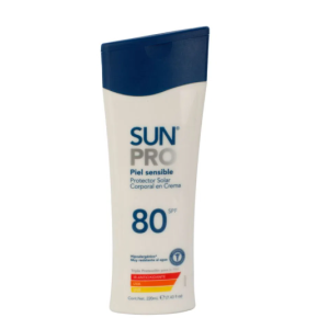 Sunpro Piel sensible Crema 80 SPF Frasco X 220 Ml 