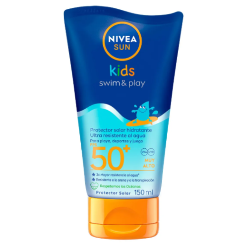 Nivea sun Kids swim & play protector solar ultra resistente al agua Tubo X 150 Ml 