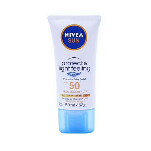 Nivea Sun Protector Solar Facial FPS 50 Resistente al agua Tubo X 50 ML