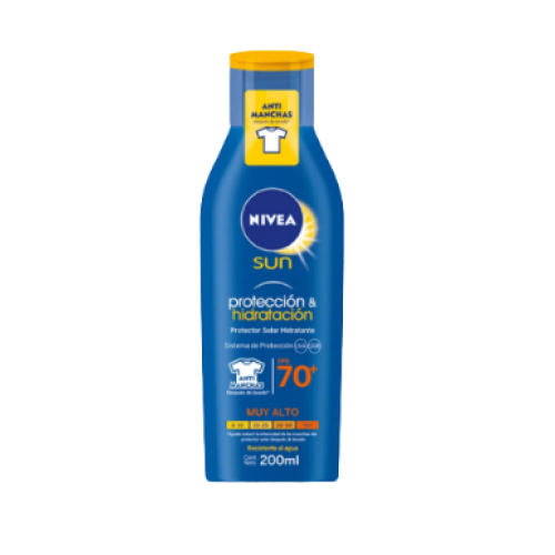 nivea sun bloquedor fps 70 x 200 ml