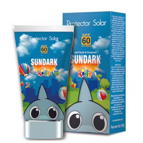 Arawak Protector SPF 60 Gel facial y corporal Sundark Kids Tubo X 120 Ml