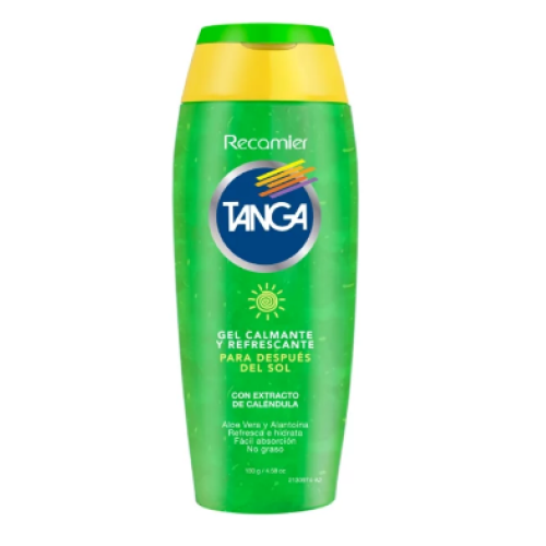tanga after sun gel calmante y refrescante x 130 ml