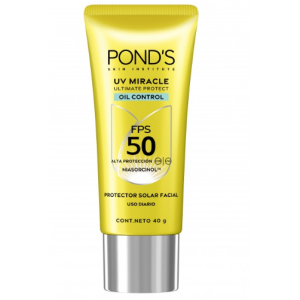 Ponds uv miracle protector solar facial fps 50 oil control sin residuos blancos x 30 gr