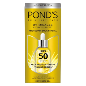 Ponds uv miracle protector solar facial fps 50 textura ligera x 30 gr