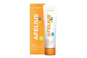 Afelius Kids protector solar SPF 50 emulsión Tubo X 90 Gramos (para niños desde los 6 meses)