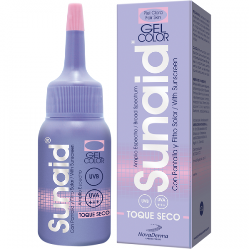 Sunaid Gel Color Amplio espectro Piel Clara Frasco X 30 Gramos
