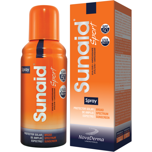 Sunaid Sport SPF 50 Amplio espectro Spray Frasco X 180 Ml 