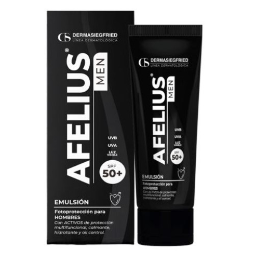 Afelius Men Spf 50+ Emulsión Tubo X 60 Gramos 