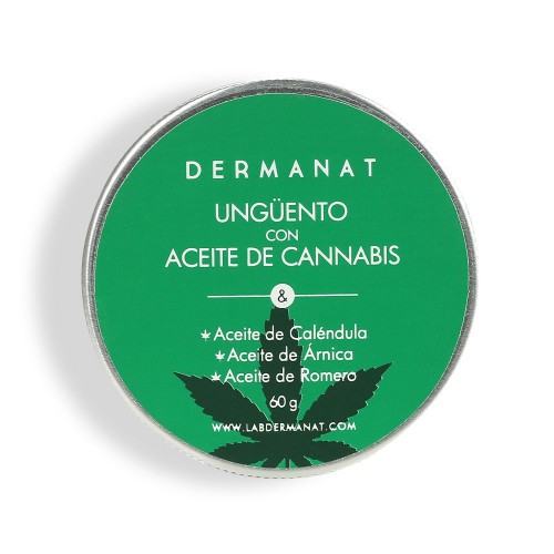 Dermanat Ungüento con Aceite de Cannabis Lata X 60 Gramos 