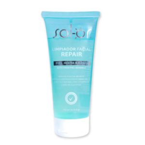 Sol-or Limpiador facial repair piel mixta a grasa apto para piel sensible Tubo x 200 ml 