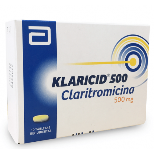 Klaricid 500 Mg Caja X 10 tabletas 