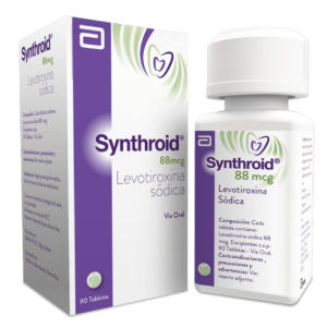 Synthroid 88 Mg Frasco X 90 Tabletas
