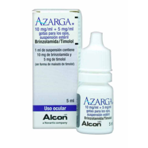 azarga solución oftálmica x 5 ml