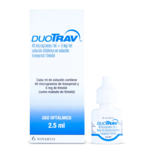 duotrav solución oftálmica x 2.5 ml