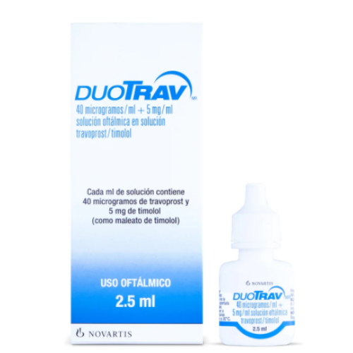 duotrav solución oftálmica x 2.5 ml