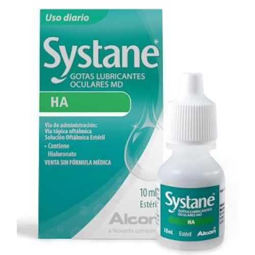 Systane  HA gotas lubricantes oculares Frasco X 10 Ml 