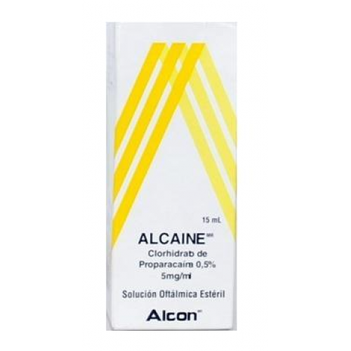 Alcaine 0.5% Solución oftálmica estéril Frasco X 15 Ml 